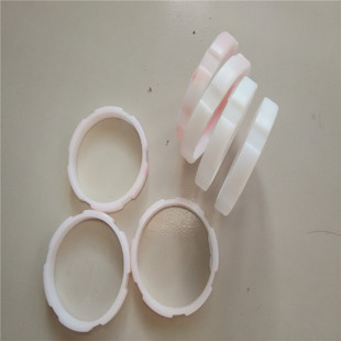 塑料零部件_塑料白色支撑环.塑料零部件来样来图均可加工 